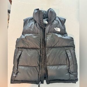 The North Face Charcoal Puffer Vest